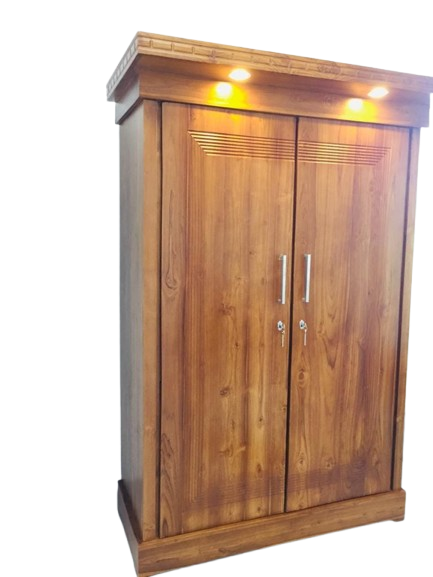 2 Door Base Teak Wardrobe Glue (light)