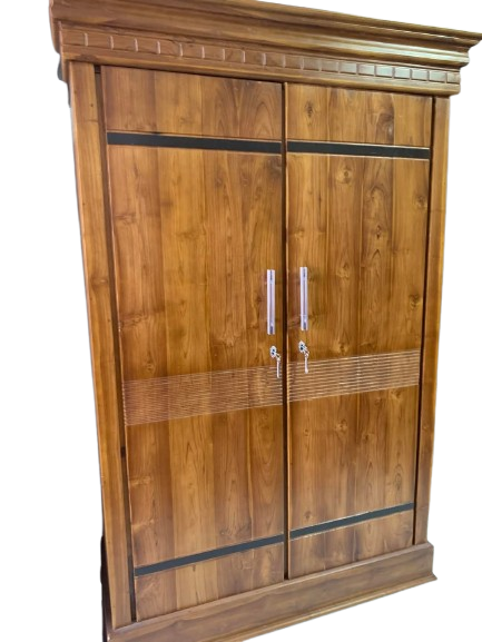 2 Door Base Teak Wardrobe 