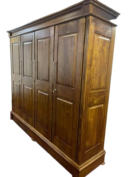 4 Door Base Teak Wardrobe 