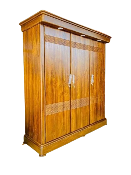 3 Door Base Teak Wardrobe