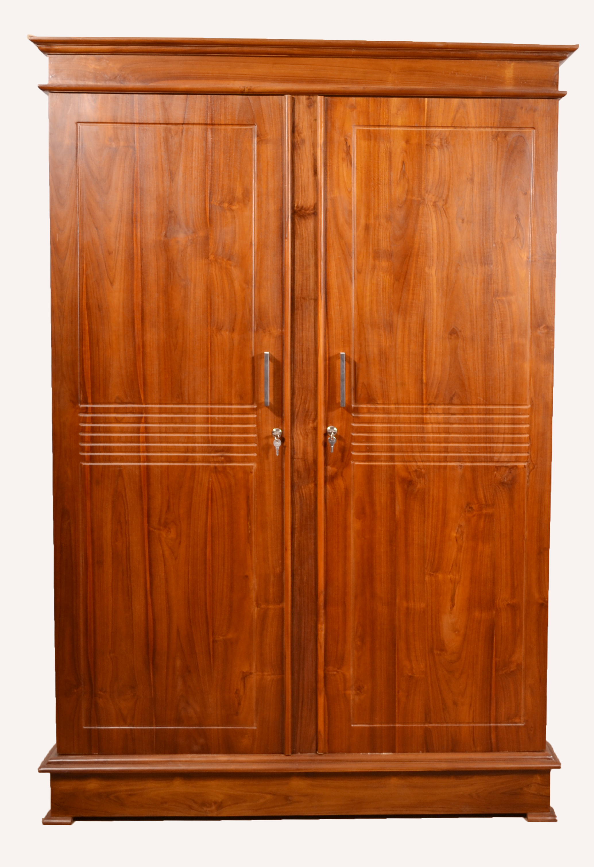 2 Door Base Teak Wardrobe 
