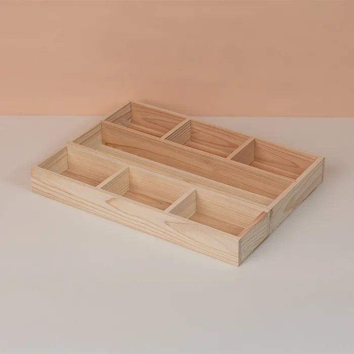 Wooden Drawer Organizer