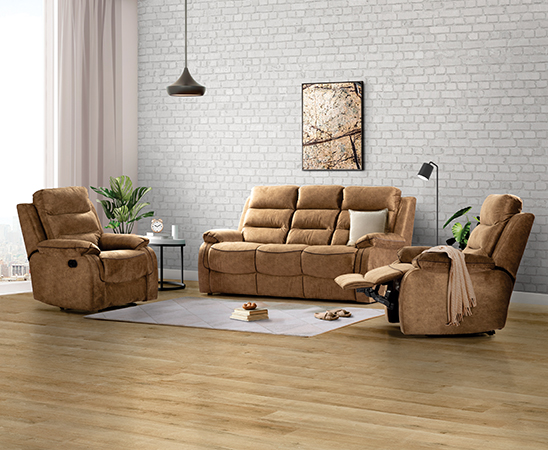 Eliza Recliner Sofa Full Set  (3+1R+1R)