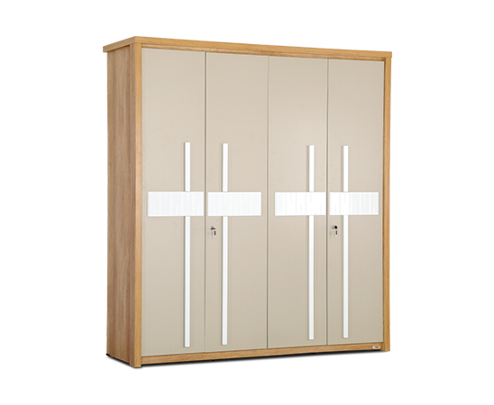 PKWFC04 Wardrobe Felcity 4D (180cm x 61.5 cm x 199cm )